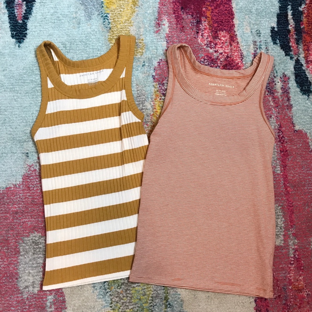Bundle of 2 American Eagle High Neck Tanks